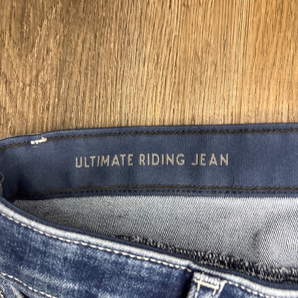 Wrangler Q Baby Jeans 7 x 34 Womens Ultimate Riding Jean Stretch Western Denim - Picture 7 of 11